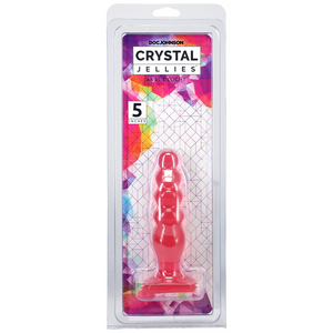 Doc Johnson Crystal Jellies Butt Plug 12 cm - Transparant