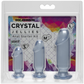 'Crystal Jellies Anal Plug Set - 3 Maten - Roze'