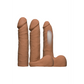 Doc Johnson Vac-U-Lock Dual Density Dildo Set - 20 cm - Zwart