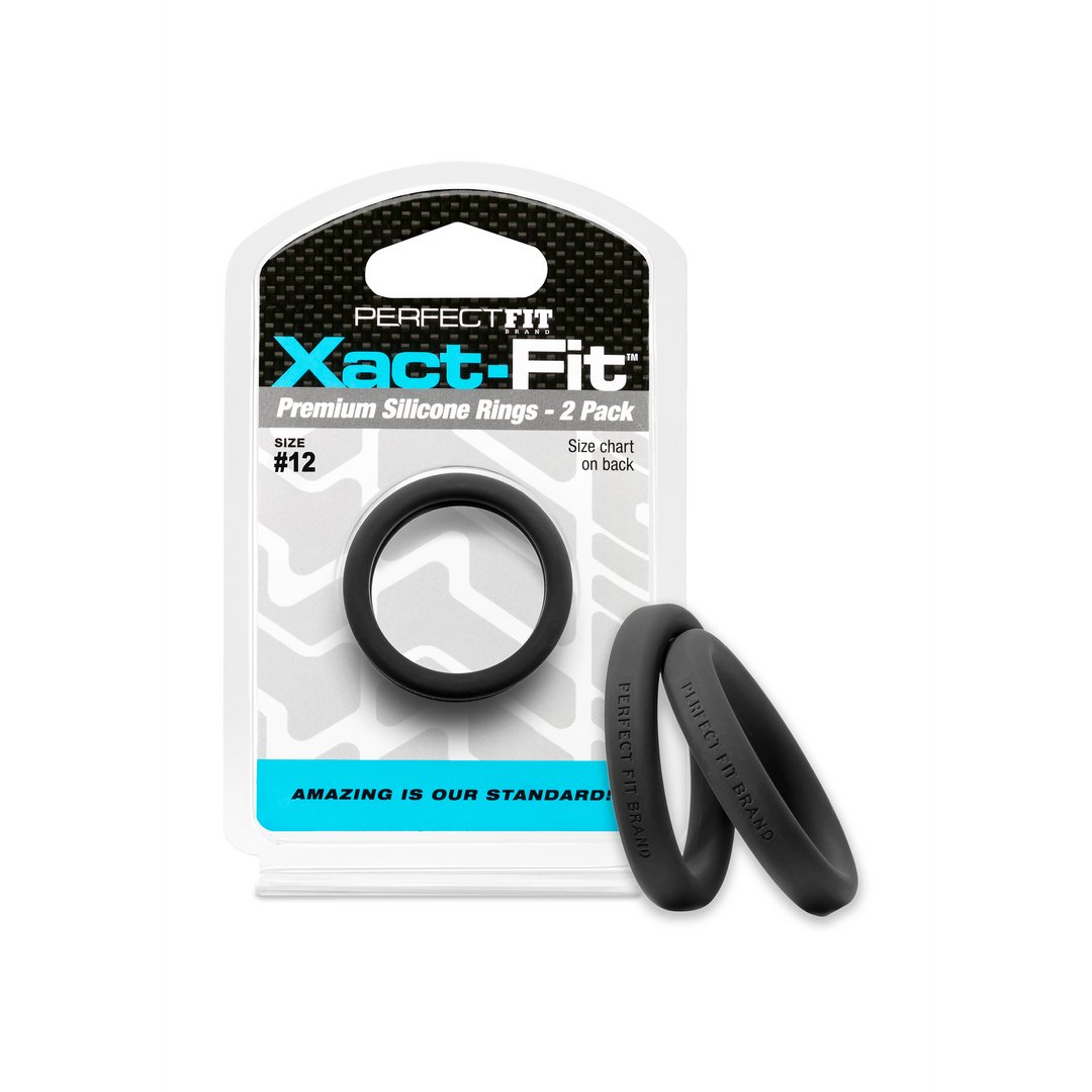 #12 Xact - Fit - Cockring 2 - Pack - EroticToyzProducten,Toys,Toys voor Mannen,Cockringen,,MannelijkPerfectFitBrand