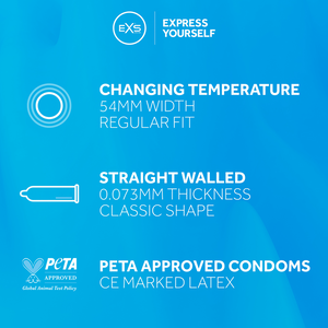 EXS Cooling Condooms Met Koelend Effect - 12 Stuks