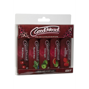 Doc Johnson Oral Delight Gel 5-Pack - 30 ml Gemengde Smaken