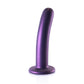 14,5 cm Gladde Silicone G - spot Dildo met Sterke Suction Cup en Prachtige Metallic Kleur - EroticToyzSiliconen Dildo'sOuch! by Shots