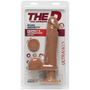 Doc Johnson Dildo Met Vibratie en Zuignap - 2 Stuks - Huidkleurig