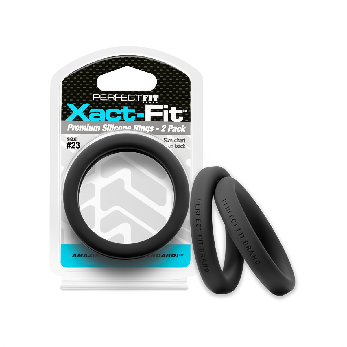 #23 XactFit Cockring 2Pack - EroticToyzCockringenPerfectFitBrand