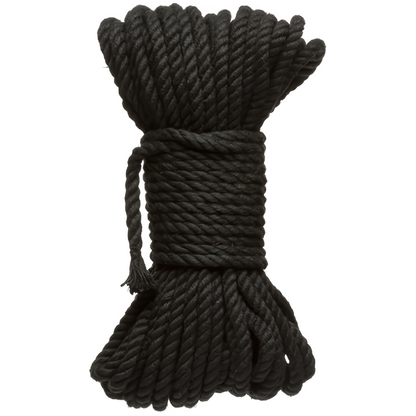 Bind and Tie Hennep Bondagetouw 6mm 15 meter - Zwart