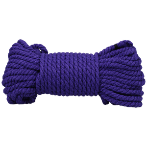 Merci Hogtied Hennep Bondage Touw 6 mm 15 meter - Paars