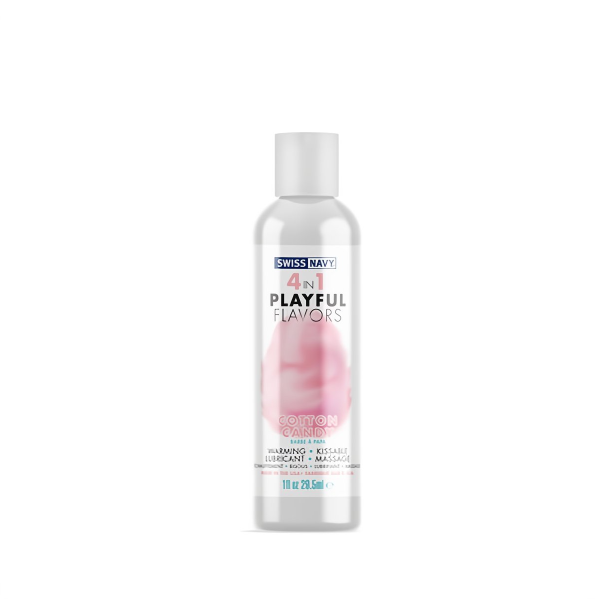 4 in 1 Lubricant with Cotton Candy Flavor - 30 ml - EroticToyzProducten,Veilige Seks, Verzorging Hulp,Glijmiddelen,Glijmiddelen met Smaak,Kissable,,GeslachtsneutraalSwiss Navy