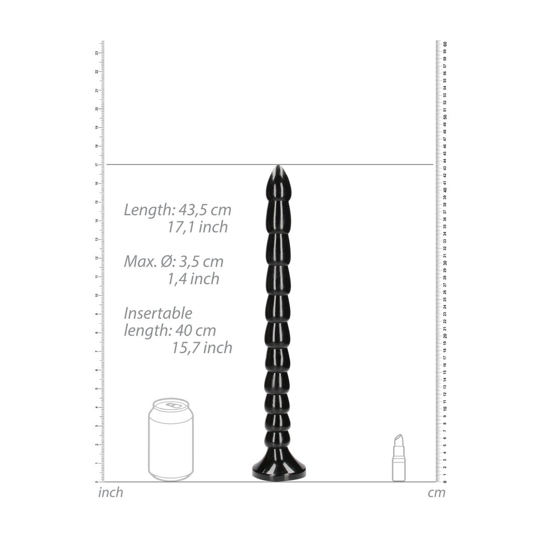 40 cm Gestapelde Anale Dildo - Waterdicht met Sterke Zuignap - EroticToyzButtplugs Anale Dildo's Niet VibrerendOuch! by Shots