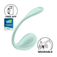 Draagbare Couple Vibrator - Mintkleurig