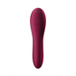 Insertbare Dubbele Air Pulse Vibrator - Wijnrood