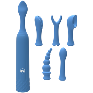 iVibe Select iQuiver 7-delige Vibrator Set - Periwinkle & Red Velvet