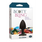 'Booty Bling Spade Butt Plug Small - Zwart met Juweel'