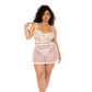 Elegance TwoinOne Babydoll Set L/XL - Wit