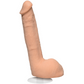 Realistische Dildo Met Knijpplaat - 22 cm