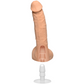 Realistische Dildo Met Knijpplaat - 22 cm