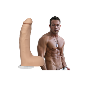 'Chad White Realistische ULTRASKYN Dildo 20 cm - Huidkleurig'