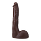 Realistische Dildo - 25 cm Chocolade