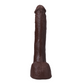 Realistische Dildo - 25 cm Chocolade