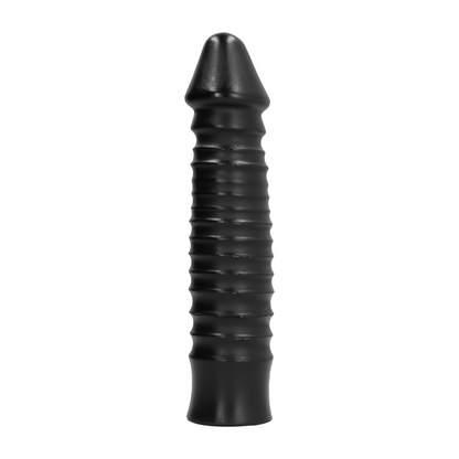 All Black Dildo 26 cm x 10 cm - Zwart