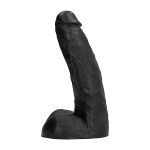 All Black Medium Dildo 22 cm - Zwart