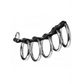 'Gates of Hell Cock Ring Set - 5 Ringen - Zwart'