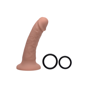 Seducer Dildo met Harnas 18 cm - Zwart