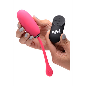 Premium Pluche Vibratie Ei met 28 Snelheden en Afstandsbediening - Paars