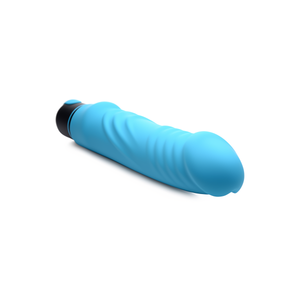 'XL Krachtige Bullet Vibrator met Geribbelde Siliconen Sleeve - Zwart'