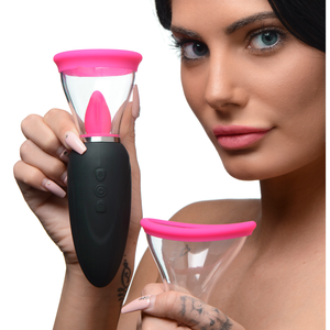 'Lickgasm Mini Clitoris Stimulator 10 Standen - Roze'