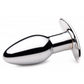 'Chrome Blast Oplaadbare Butt Plug 10 cm - Zilver'