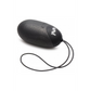 'Vibrating Silicone XL Egg 25 Snelheden met Afstandsbediening - Zwart'