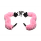 'Furry Handboeien - Verstelbaar 11,4 cm tot 18 cm - Roze'