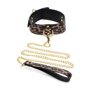 'Wild Leopard Bondageset 7-Delig - Gouden Details'