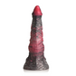 'Hades Silicone Dildo Medium - Zwart/Rood met Zuignap 21 cm'