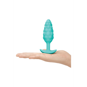 B-Vibe Bump Texture Vibrerende Butt Plug - Zwart