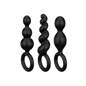 Booty Call Anale Plug Set 3 Maten - Zwart