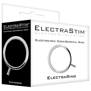 ElectraStim Solid Metal Cock Ring 34 mm - Zilver