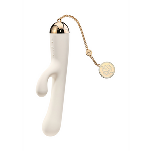 Rabbit Vibrator Met App-Controlled Functie - Vanilla White