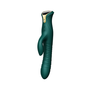 Mose Rabbit Vibrator PowerThrust Technologie - Turquoise Green