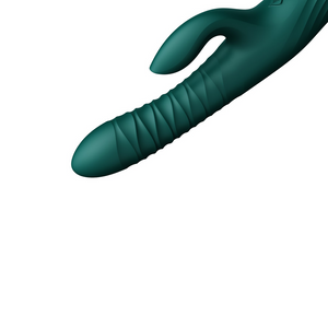 Mose Rabbit Vibrator PowerThrust Technologie - Turquoise Green