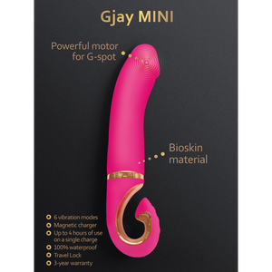 Gvibe Gjay Mini Bioskin Vibrator - Wildberry