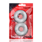 Stiffy NoRoll Cock Rings 2 Stuks - Transparant