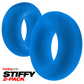 Stiffy NoRoll Cockrings 2-Pack - Teal Ice