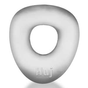 Hünkyjunk Form Curvy Cock Ring - Clear Ice