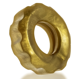 'Super Huj 3-pack Stretchy Cock Rings Met Glijmiddel Kanaal - Bronze Metallic'