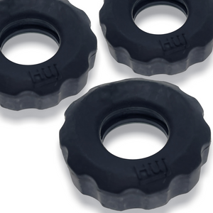 Huj Stretchy Cockrings 3-Pack - Tar Ice