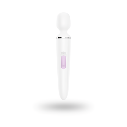 Wand Vibrator - Wit/Chroom, XXL