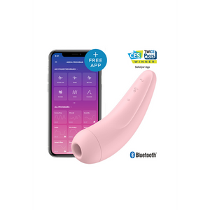 'Satisfyer Curvy 2Plus Air Pulse Stimulator met Vibratie - Roze'