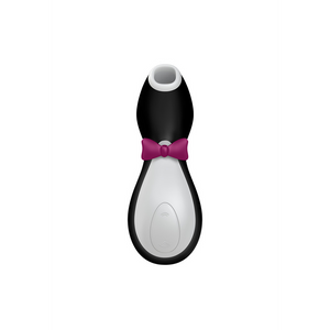 Satisfyer Penguin Air Pulse Clitoris Stimulator - Zwart/Wit